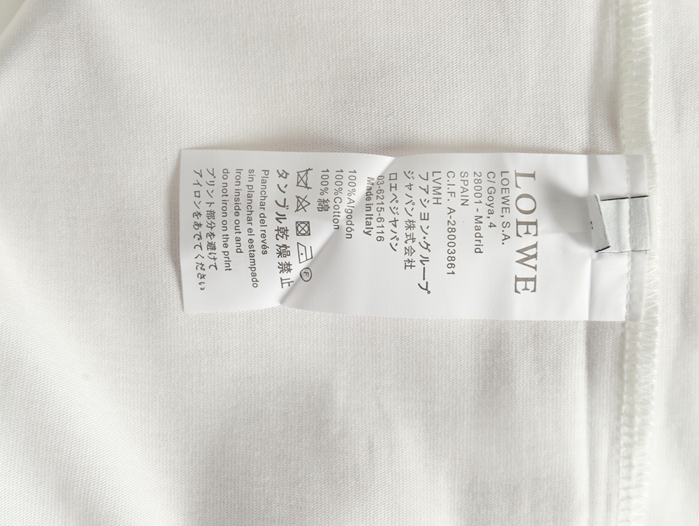 L0ew* towel embroidered short sleeve t-shirt