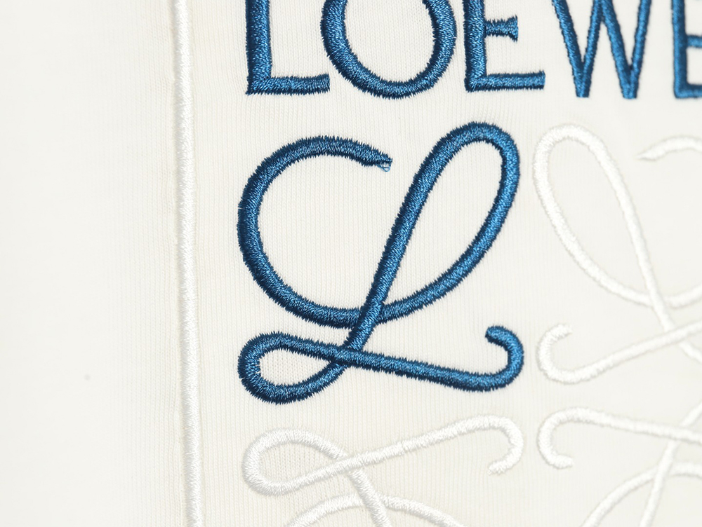 L0ew* pocket logo embroidered short sleeve t-shirt