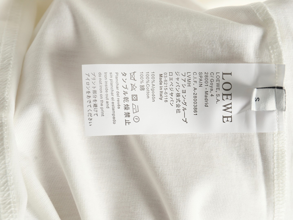 L0ew* pocket logo embroidered short sleeve t-shirt tsk2