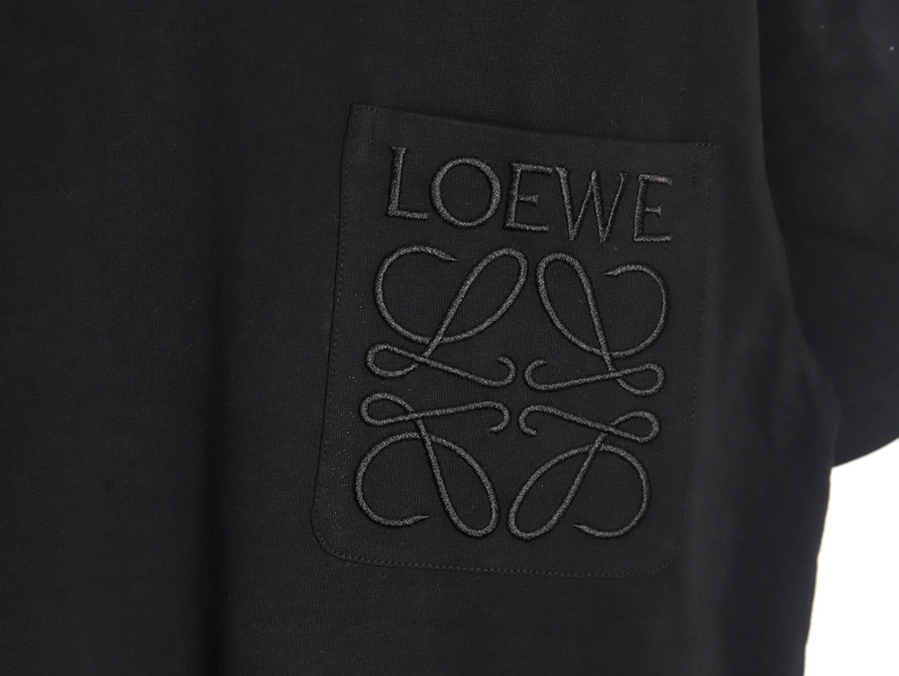 L0ew* pocket logo embroidered short sleeve t-shirt tsk3