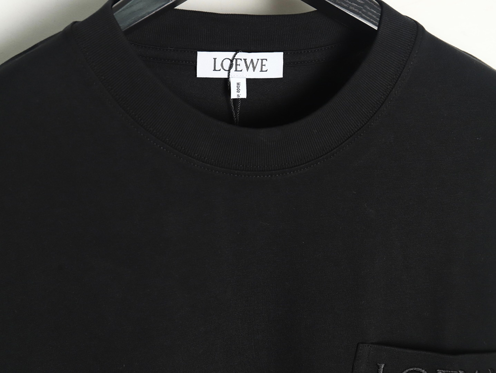 L0ew* pocket logo embroidered short sleeve t-shirt tsk3