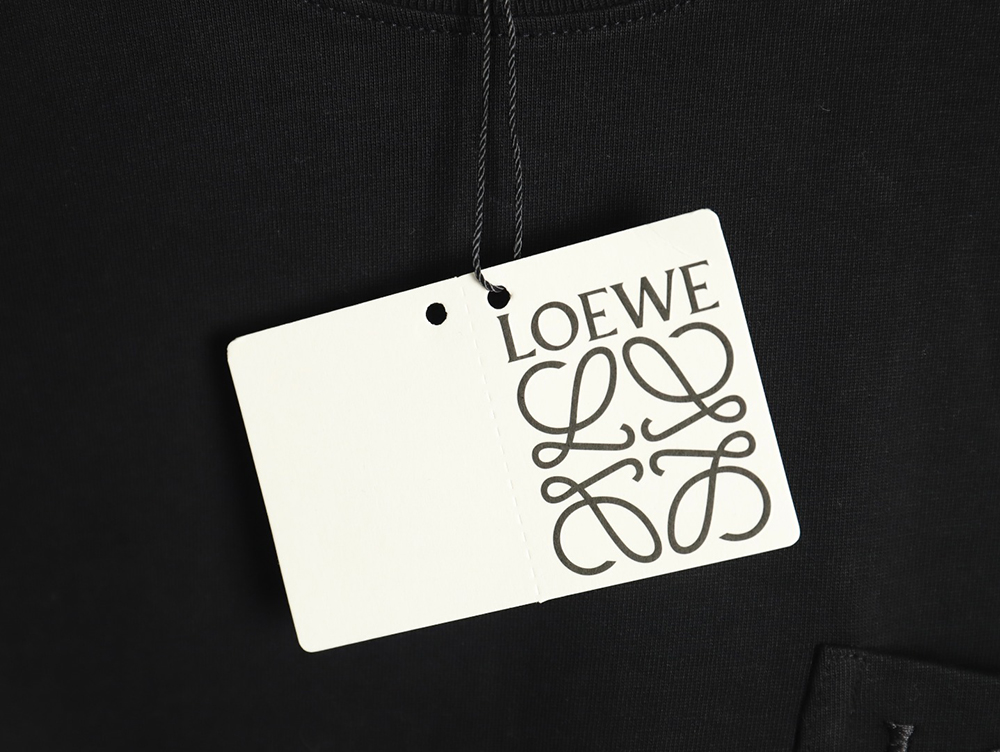 L0ew* pocket logo embroidered short sleeve t-shirt tsk3