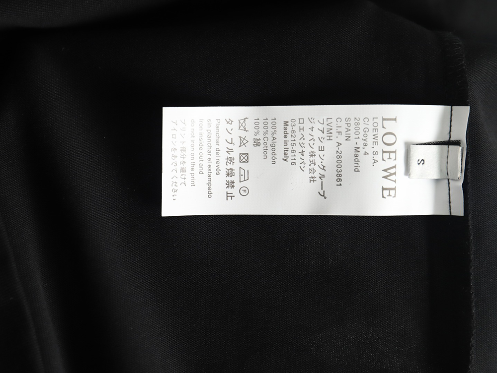 L0ew* pocket logo embroidered short sleeve t-shirt tsk3