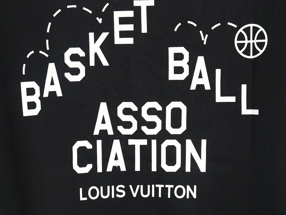 l0*is V*t0n & nba joint logo print short sleeve