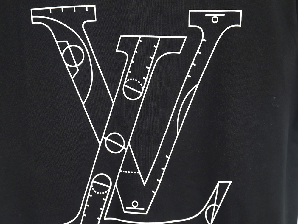 l0*is V*t0n & nba joint logo print short sleeve