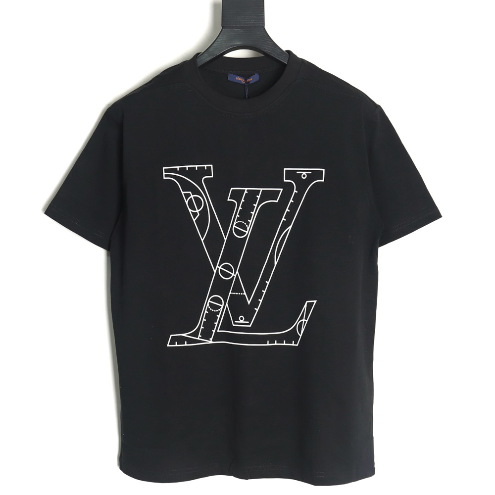 l0*is V*t0n & nba joint logo print short sleeve
