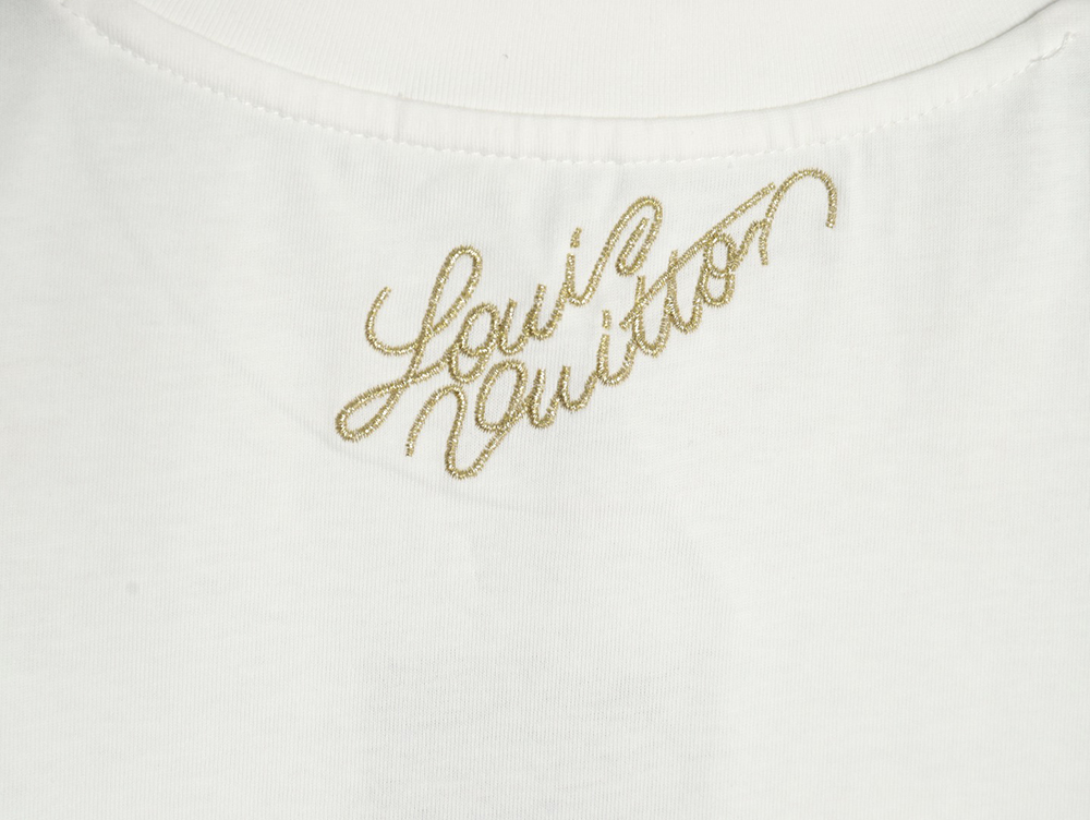 l0*is V*t0n double dog logo short sleeve t-shirt