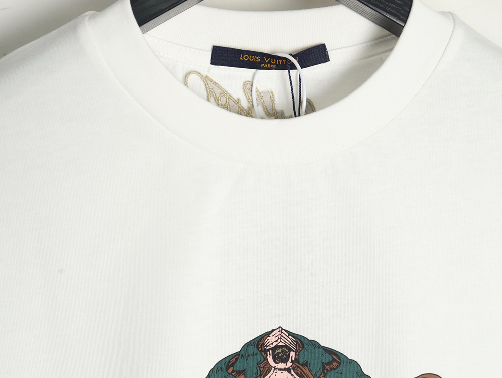 l0*is V*t0n double dog logo short sleeve t-shirt