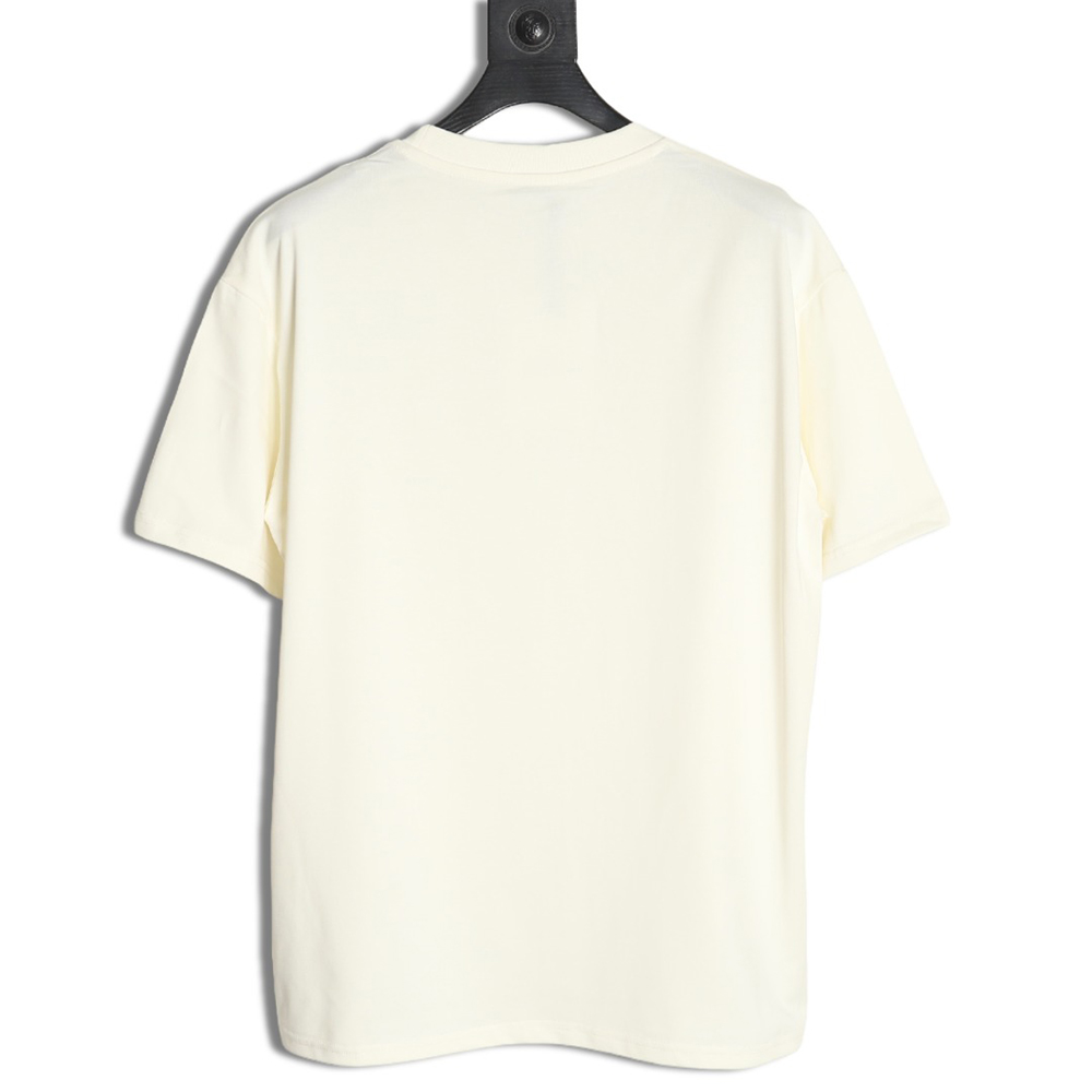 Moncler embroidered letter jacquard short-sleeved T-shirt