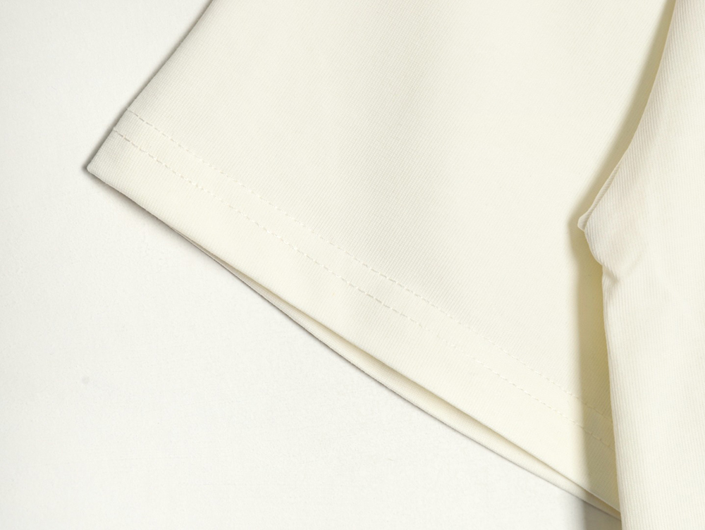 Moncler embroidered letter jacquard short-sleeved T-shirt