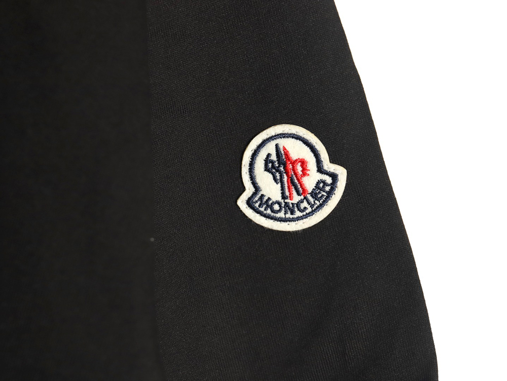 Moncler embroidered letter jacquard short-sleeved T-shirt TSK1