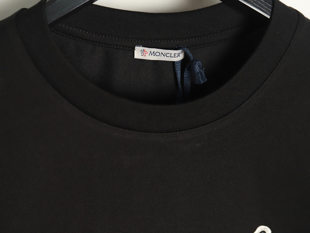 Moncler embroidered letter jacquard short-sleeved T-shirt TSK1