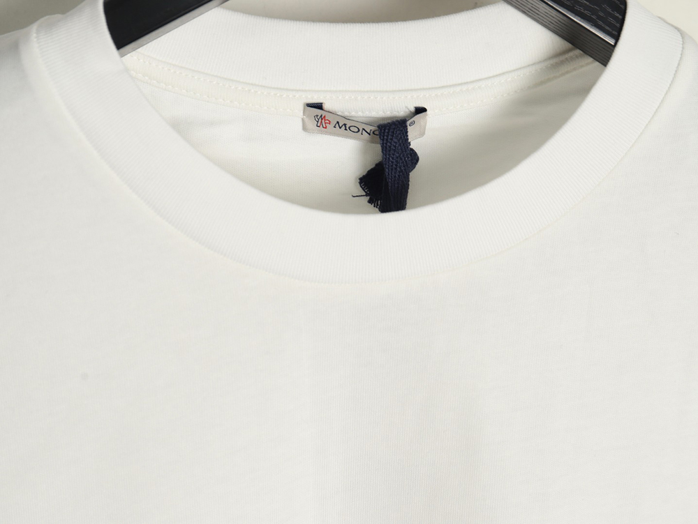 Moncler embroidered letter jacquard short-sleeved T-shirt TSK2