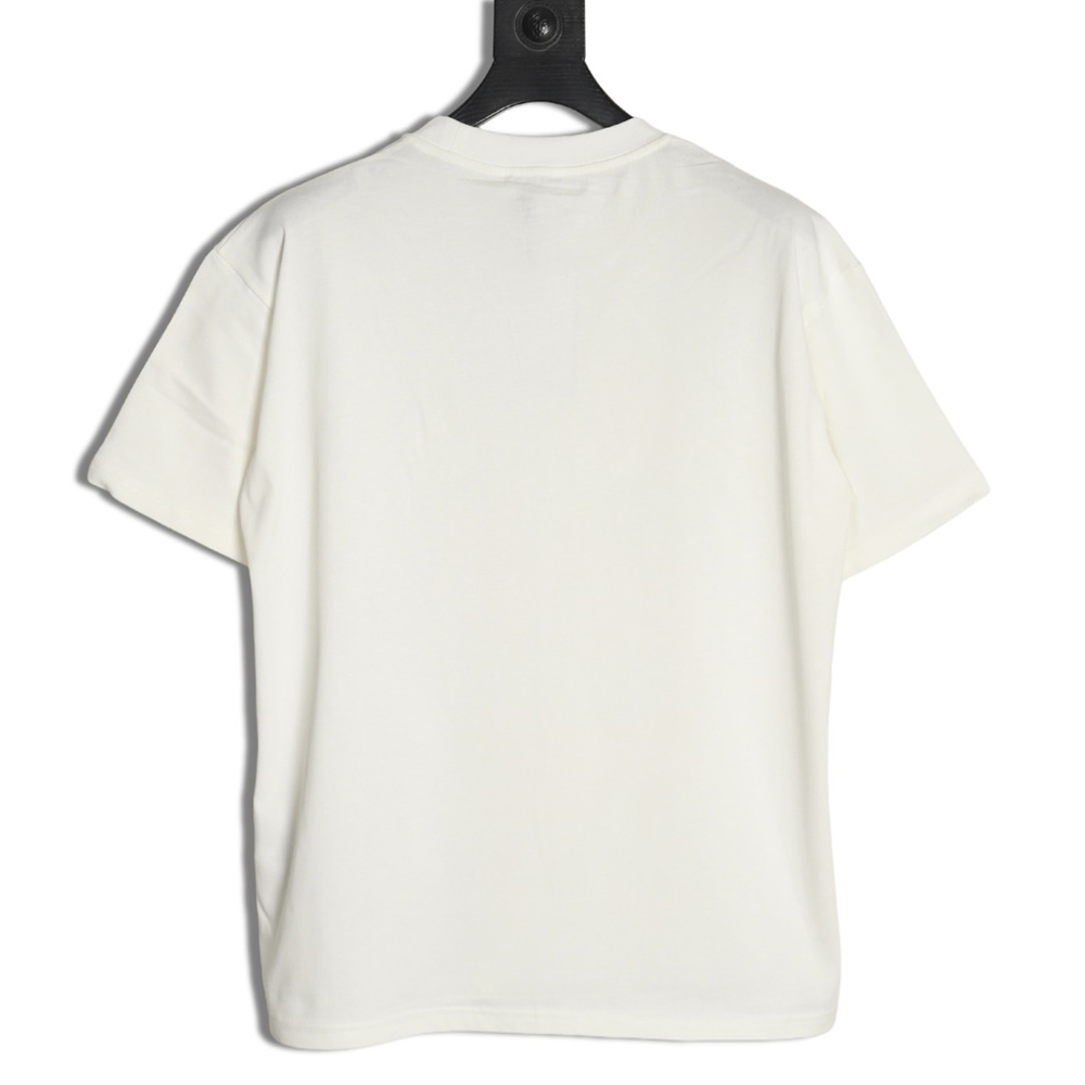 Moncler embroidered letter jacquard short-sleeved T-shirt TSK2