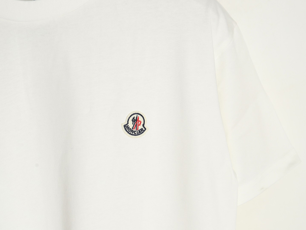 Moncler embroidered letter jacquard short-sleeved T-shirt TSK2