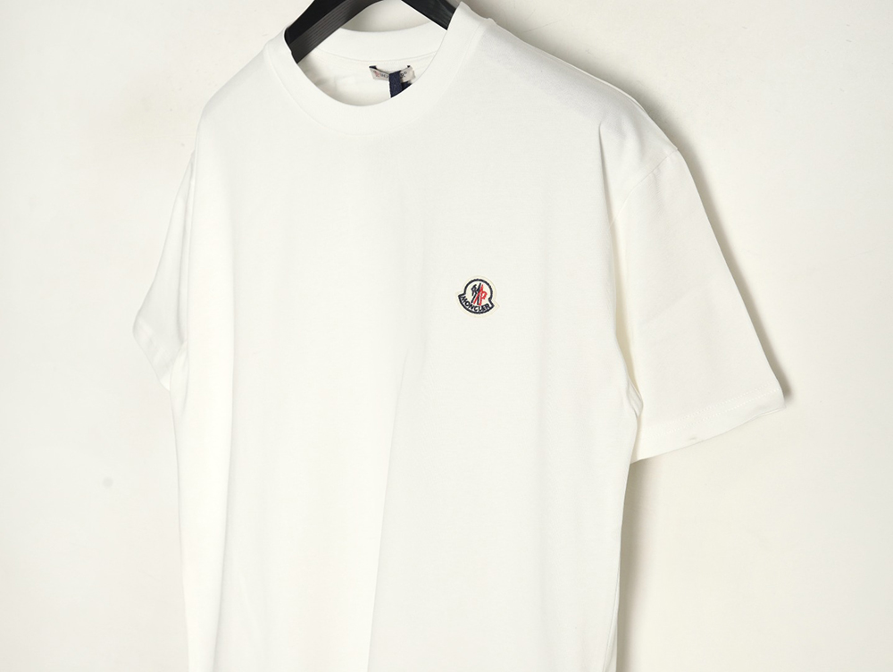 Moncler embroidered letter jacquard short-sleeved T-shirt TSK2