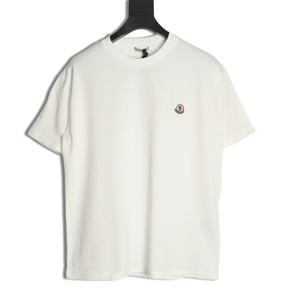 Moncler embroidered letter jacquard short-sleeved T-shirt TSK2