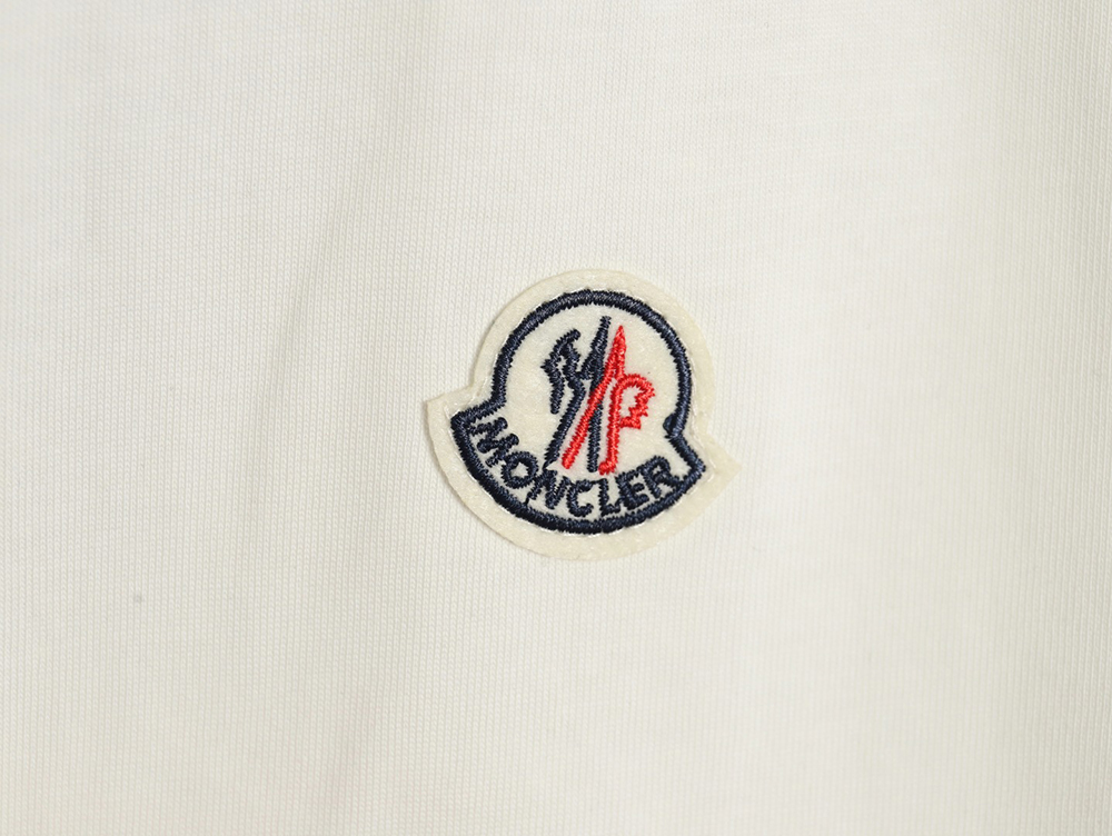 Moncler embroidered letter jacquard short-sleeved T-shirt TSK2