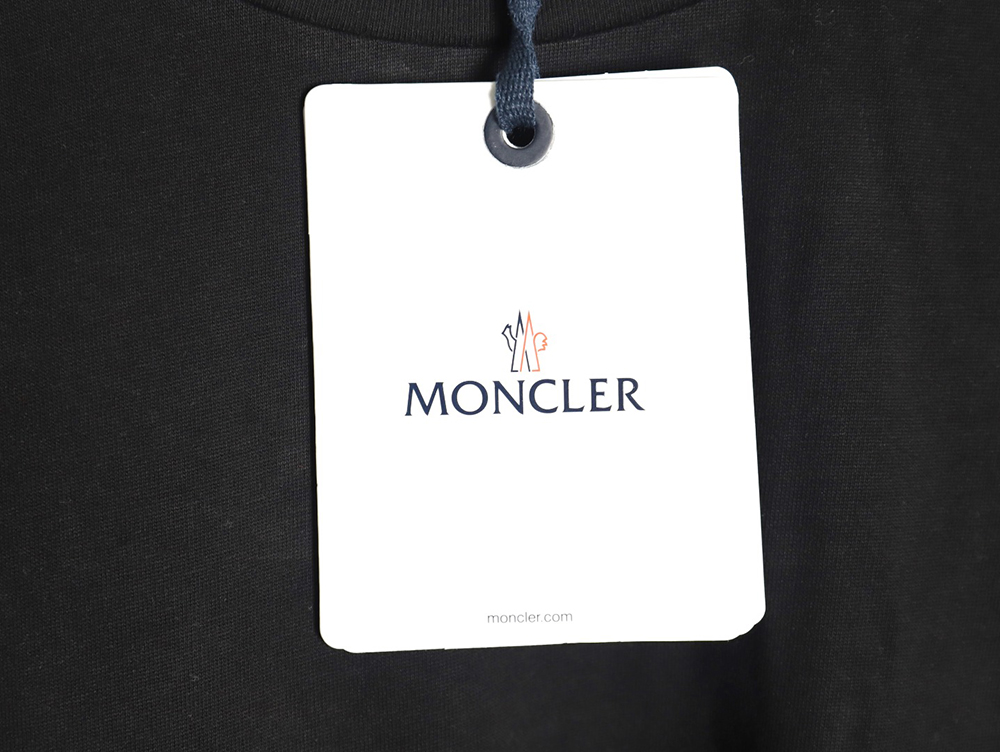 Moncler embroidered letter jacquard short-sleeved T-shirt TSK3