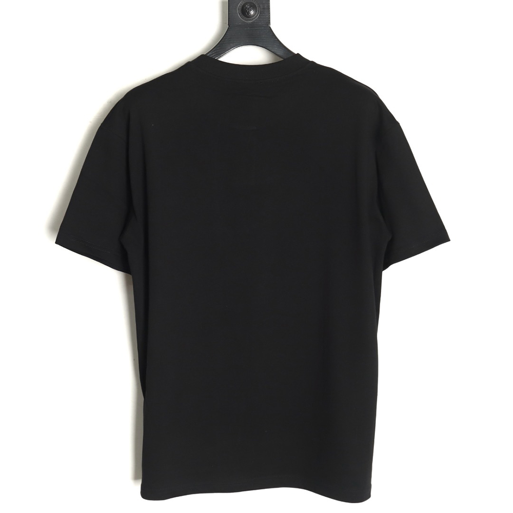 Moncler embroidered letter jacquard short-sleeved T-shirt TSK3