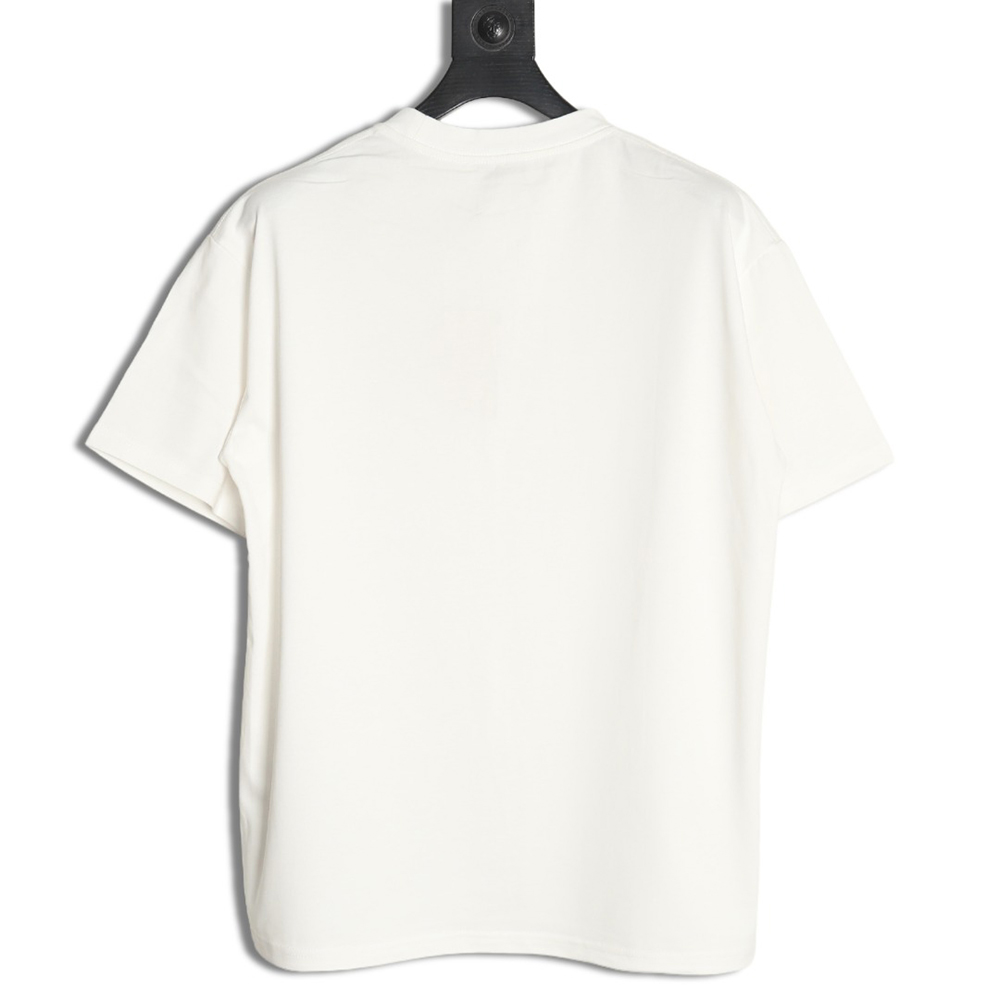 Miu Miu Classic Embroidered Logo Lettering T-Shirt