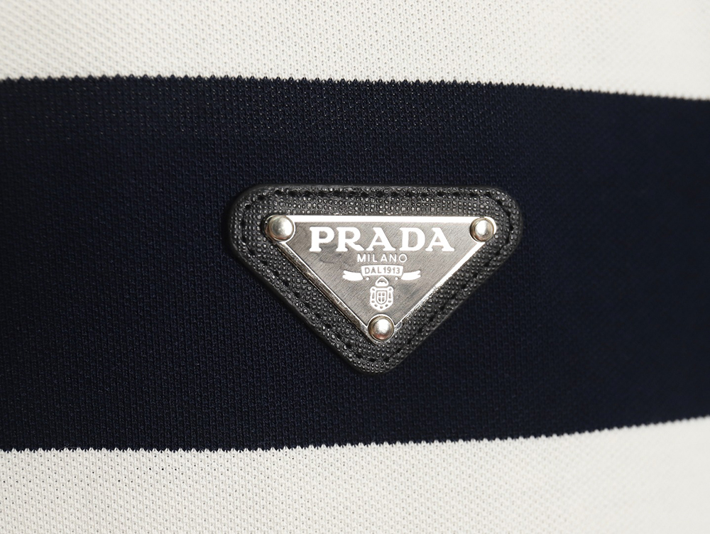 Pra*a striped polo short sleeve