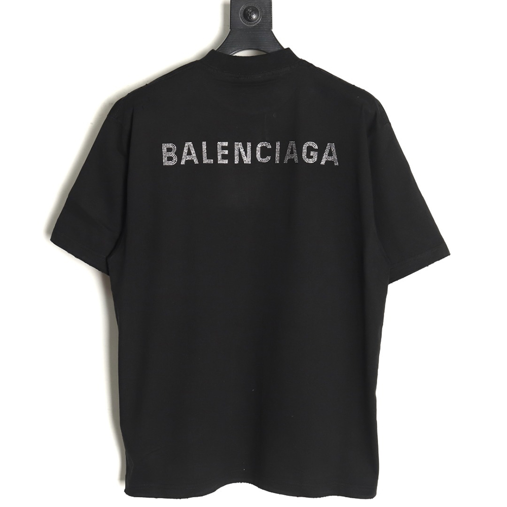 ba*len*cia*ga hot Di*m*nd short-sleeved t-shirt