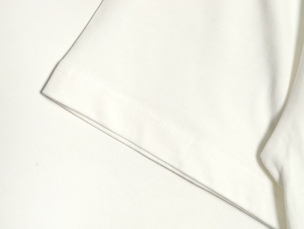 Ba*len*cia*ga art destruction crack printed short sleeves