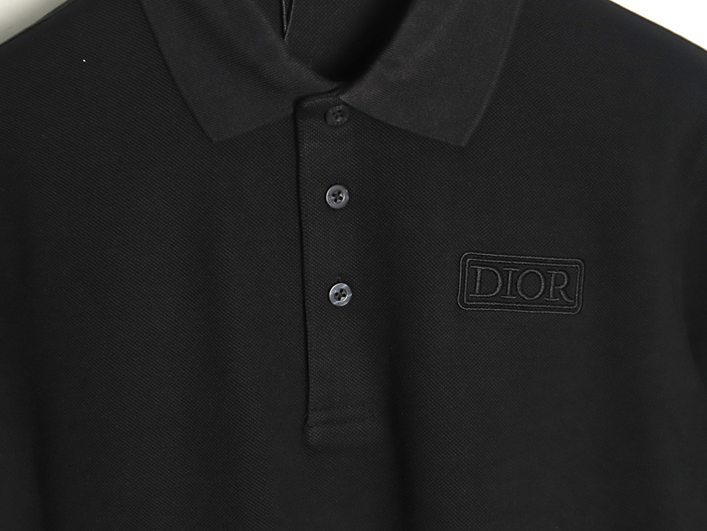 D*or square logo cd embroidered letters short-sleeved polo shirt tsk1