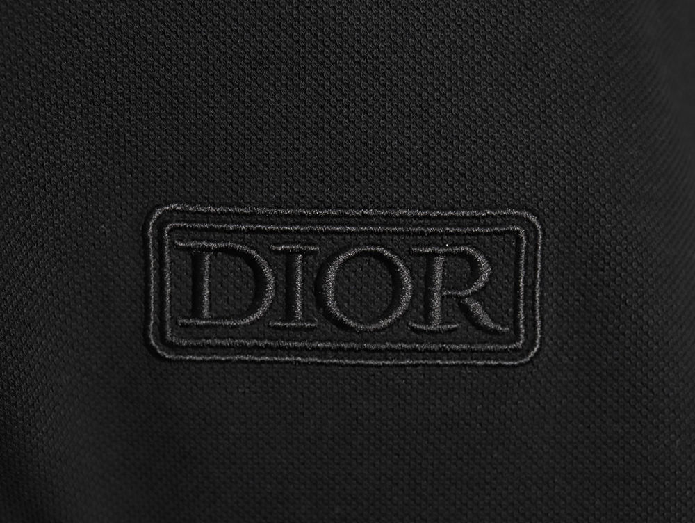 D*or square logo cd embroidered letters short-sleeved polo shirt tsk1