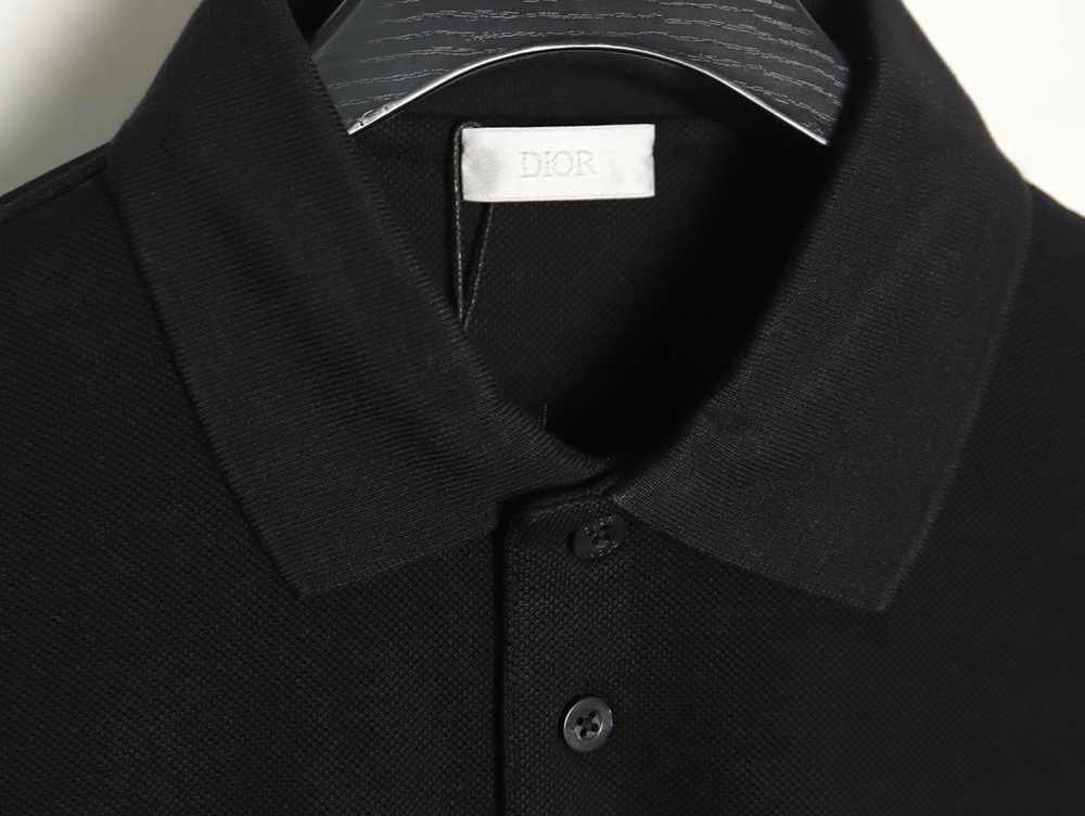 D*or square logo cd embroidered letters short-sleeved polo shirt tsk1