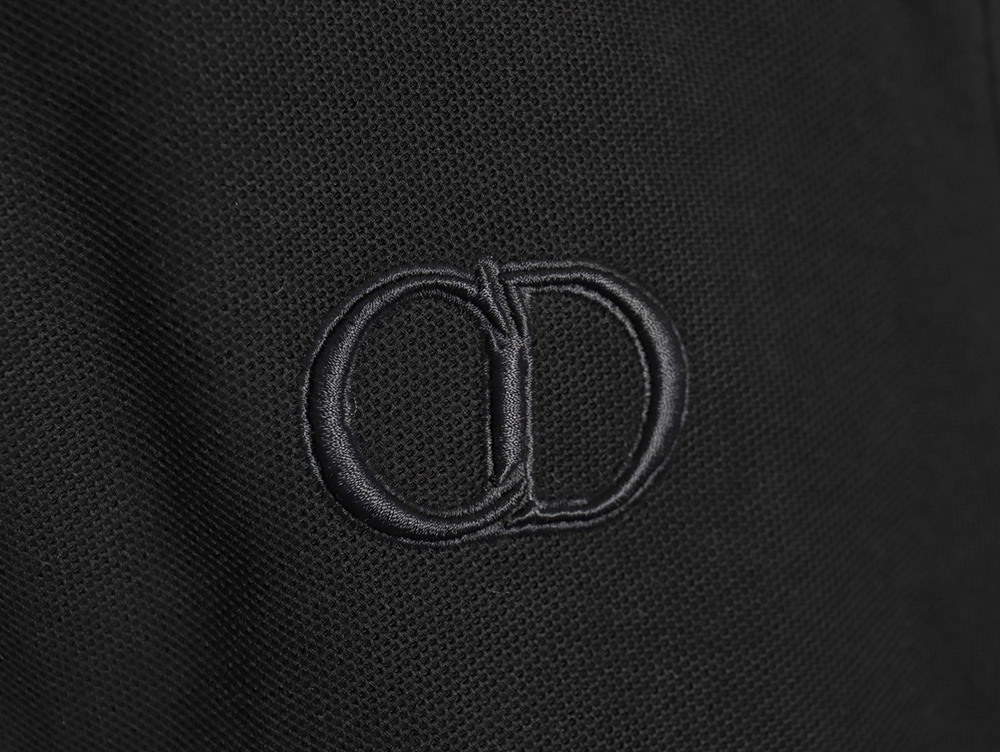 D*or classic cd embroidered short-sleeved polo shirt tsk2