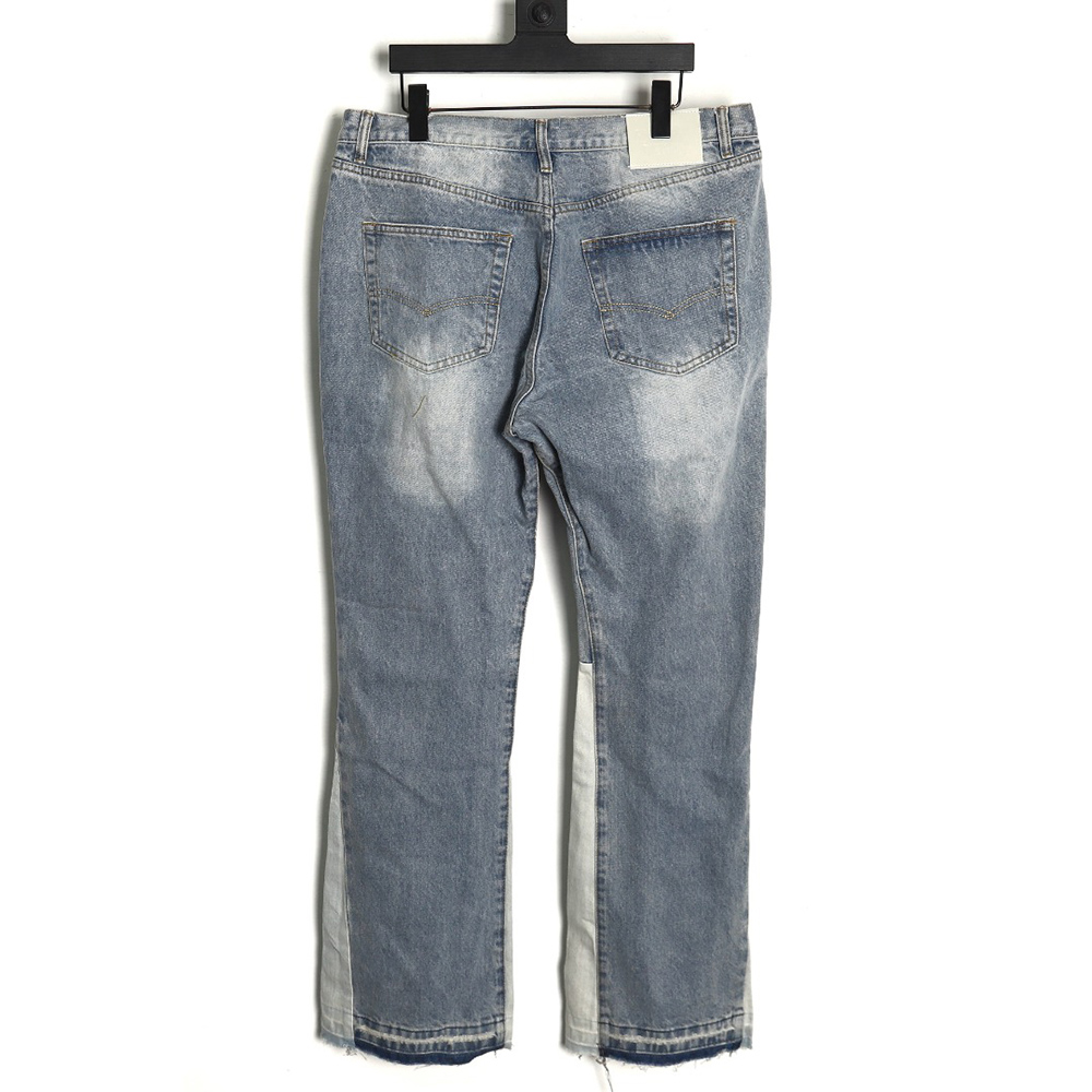 Gallery Dept panelled loose washed flared jeans