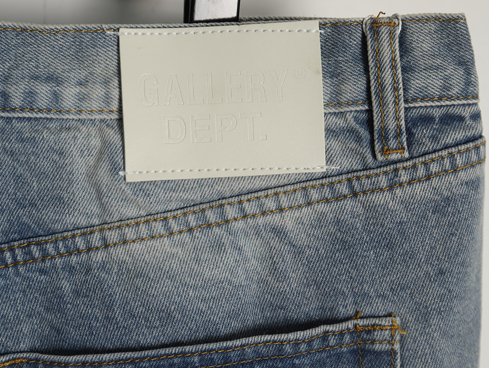 Gallery Dept panelled loose washed flared jeans