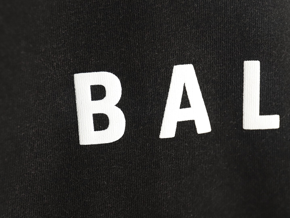 Ba*len*cia*ga white ring logo print short-sleeved t-shirt