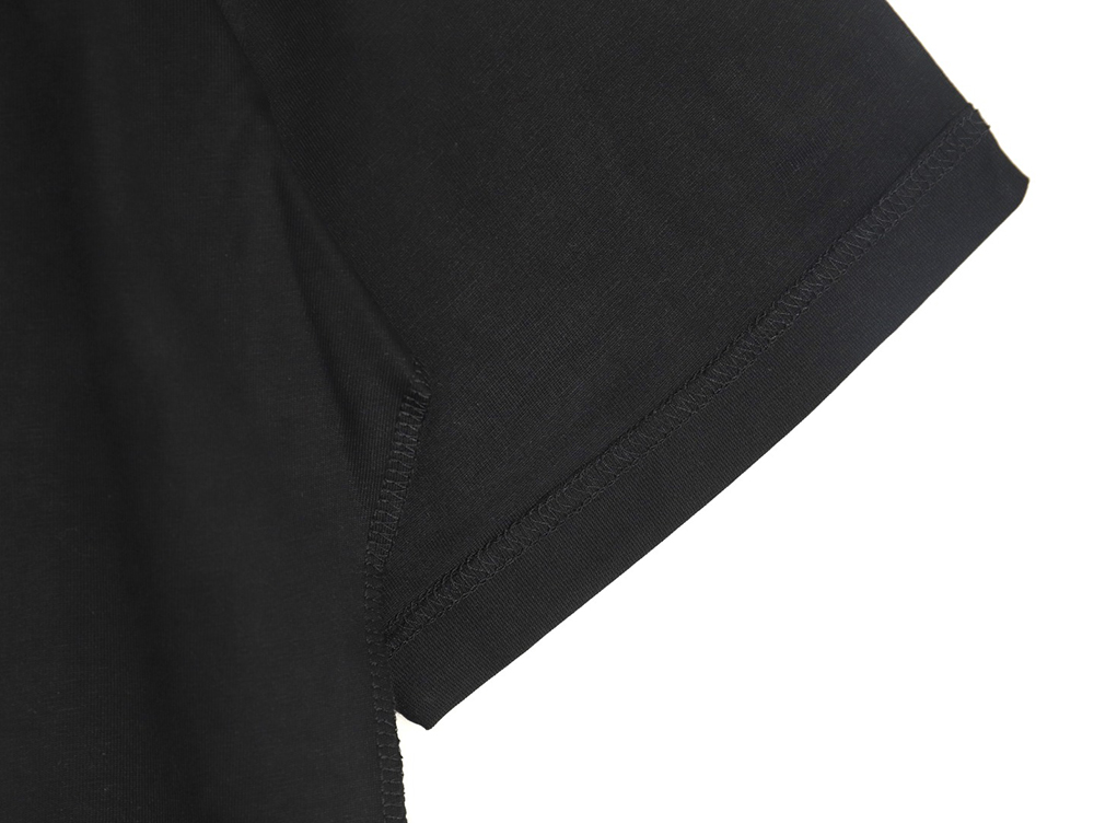 Ba*len*cia*ga chest lettering logo embroidered short sleeve t-shirt