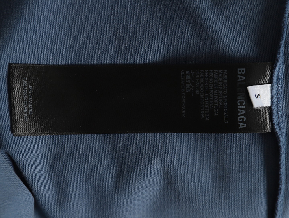 Ba*len*cia*ga flame print short sleeve t-shirt