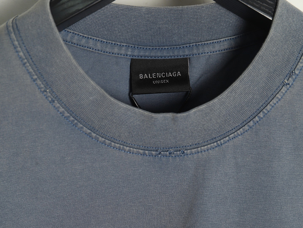 Ba*len*cia*ga flame print short sleeve t-shirt