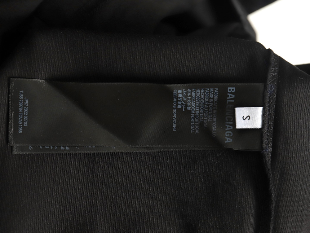 Ba*len*cia*ga flame print short sleeve t-shirt tsk1