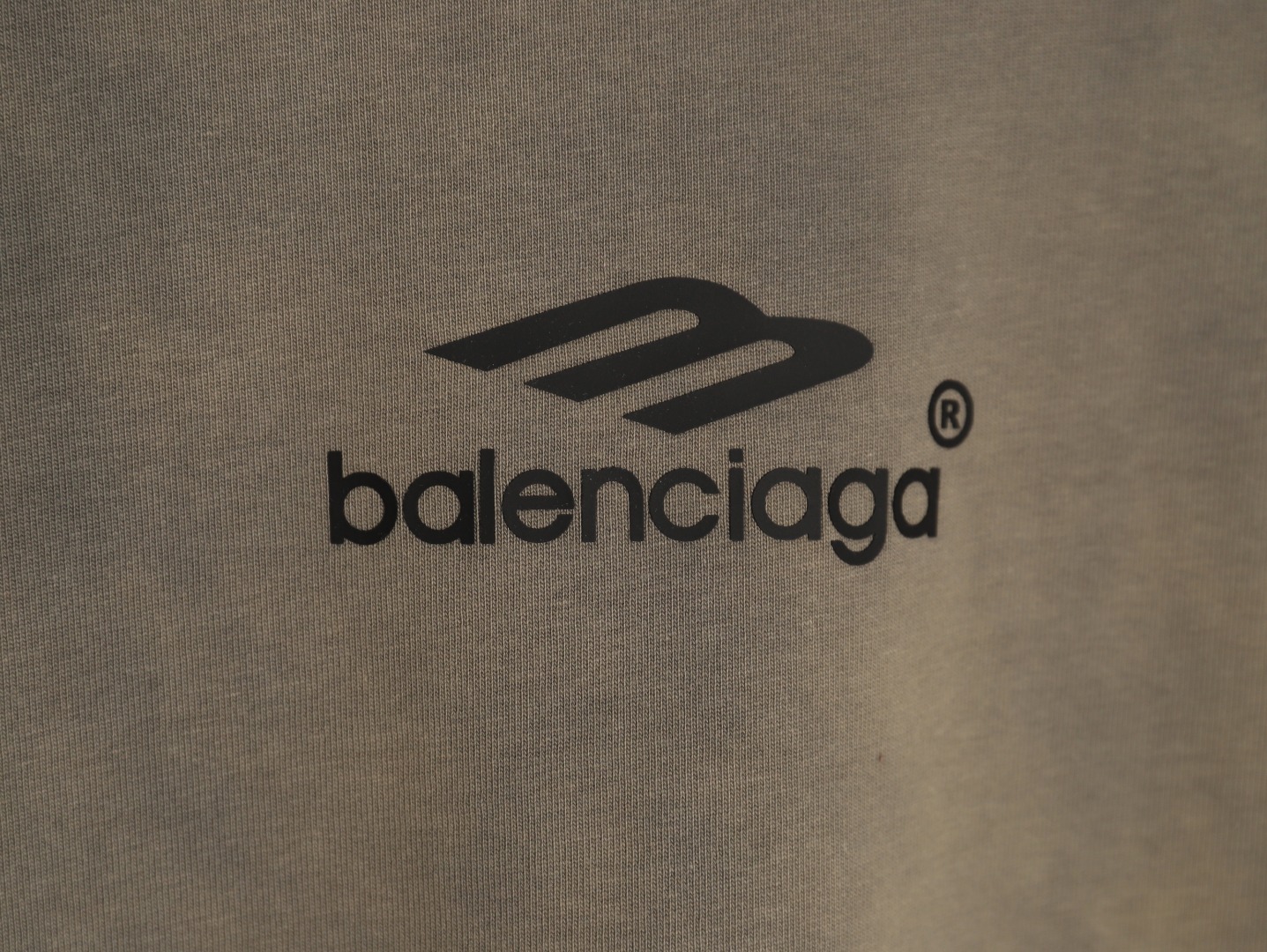 Ba*len*cia*ga 3m printed washed short sleeves