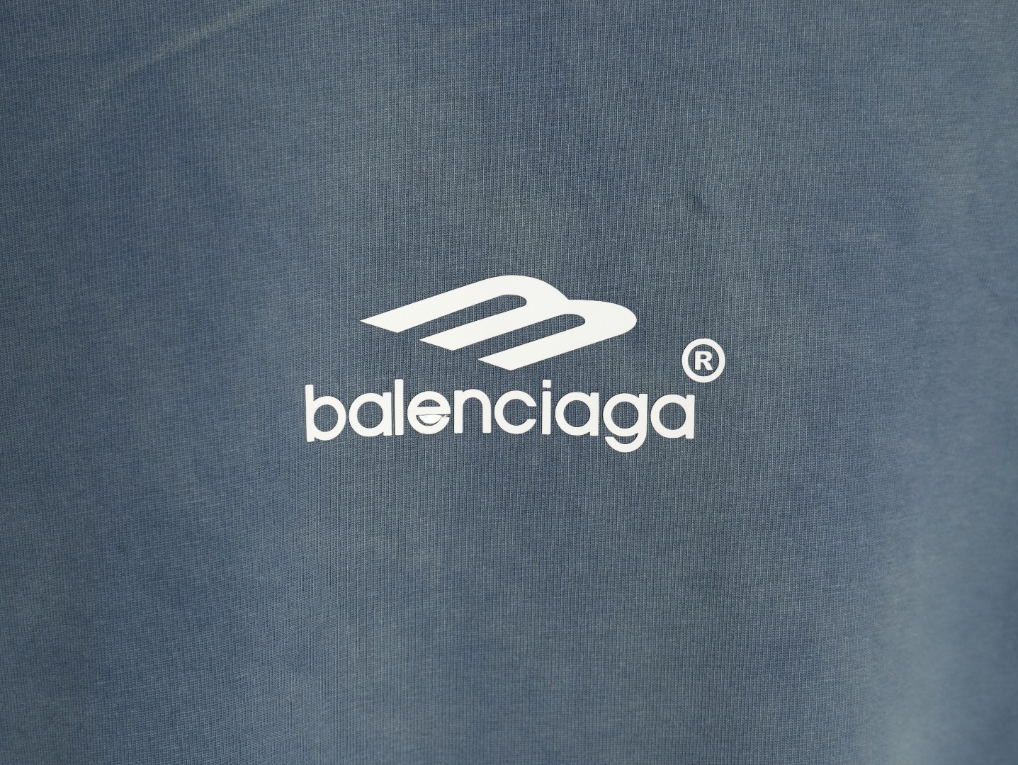 Ba*len*cia*ga 3m printed washed short sleeves tsk1