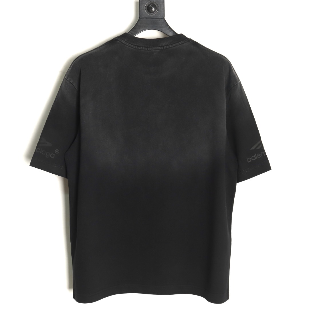 Ba*len*cia*ga 3m printed washed short sleeves tsk2