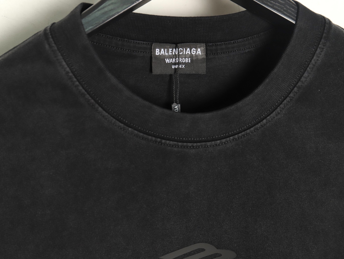 Ba*len*cia*ga 3m printed washed short sleeves tsk2