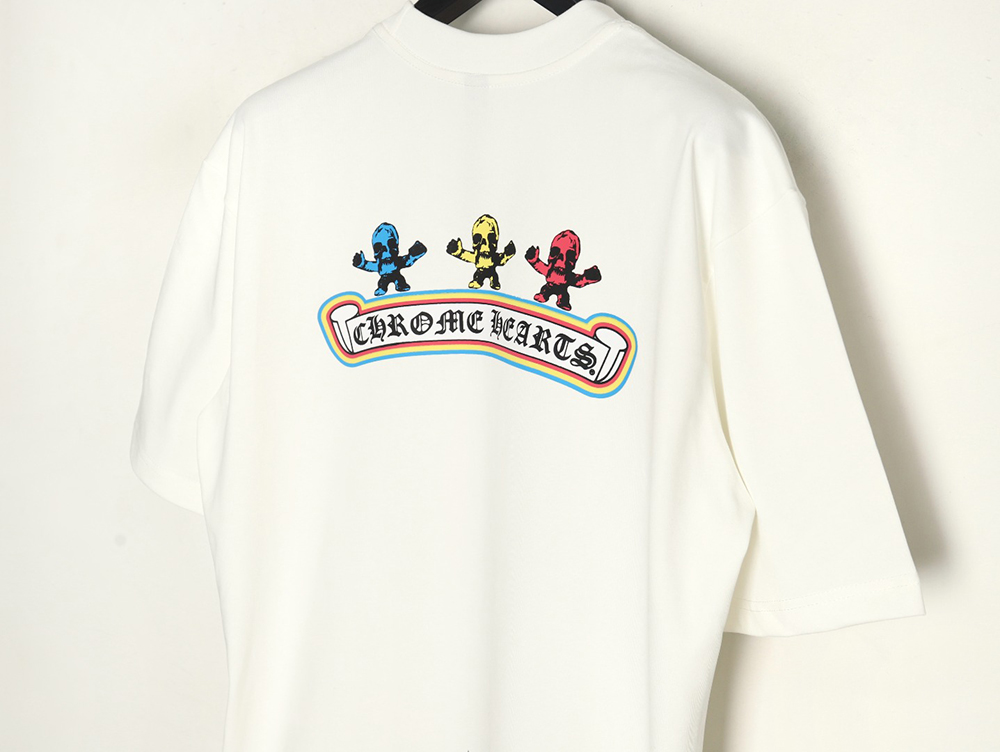 Ch**me He**ts skull cartoon short sleeve t-shirt