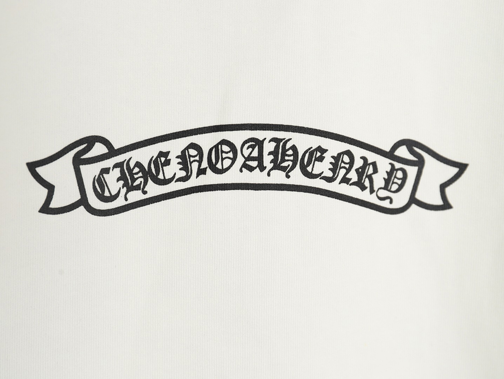 Ch**me He**ts sanskrit cross embroidered t-shirt