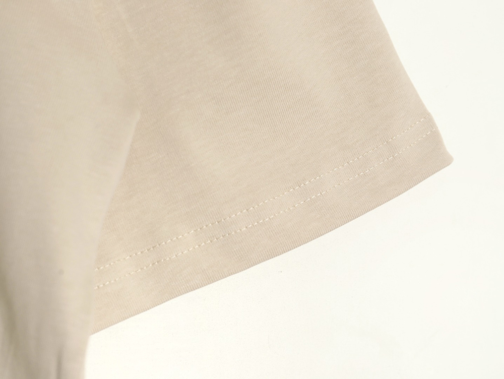 D*or letter patch embroidered short sleeve t-shirt tsk1