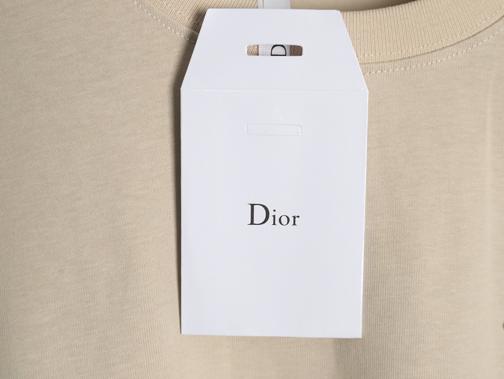 D*or letter patch embroidered short sleeve t-shirt tsk1