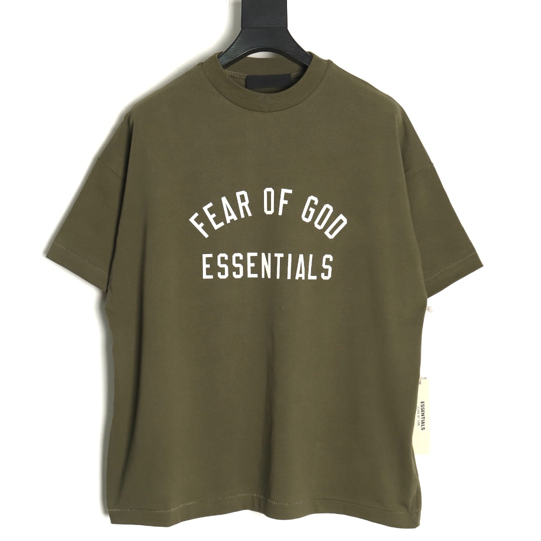 Fear Of God chest arc print short sleeves