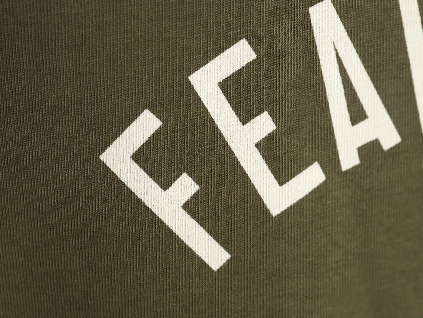 Fear Of God chest arc print short sleeves