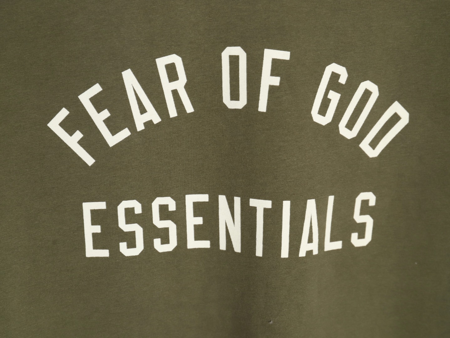 Fear Of God chest arc print short sleeves